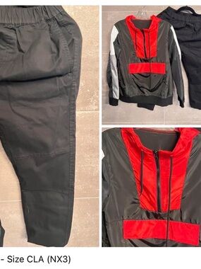 Black & Red Dance Costume Set